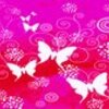 Pink Butterflies-Mouse Pad