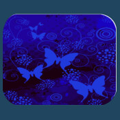 Blue Butterflies Mouse Pad