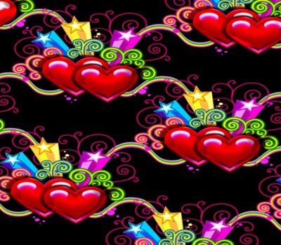 Hearts & Stars Mouse Pad 