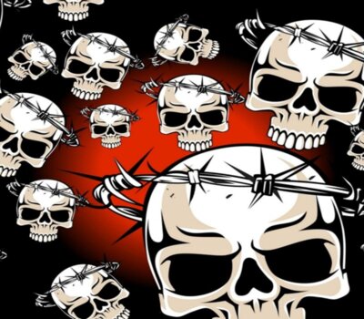 Skulls 1 Mouse Pad 