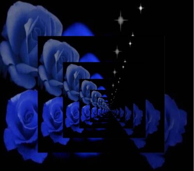 Blue Rose 1-Mouse Pad