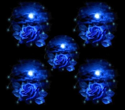 Blue Rose 2-Mouse Pad