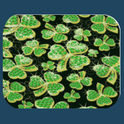 Jewelled Shamrocks Mouse Pad