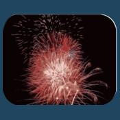 Fireworks 1 Mouse Pad
