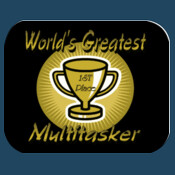 World's Greatest Multitasker Mouse Pad