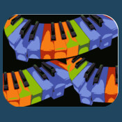 Rainbow Keys Mouse Pad