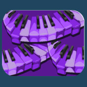Purple Keys Mouse Pad