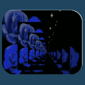 Blue Rose 1-Mouse Pad