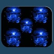 Blue Rose 2-Mouse Pad